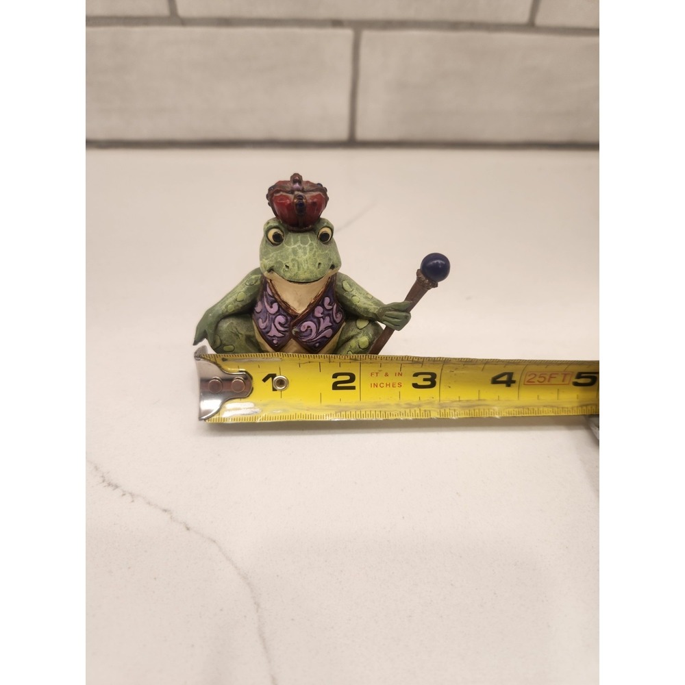 Jim Shore Heartwood Creek Mini Frog Prince King With Crown, 3-Inch 4021440 - Picture 8 of 9